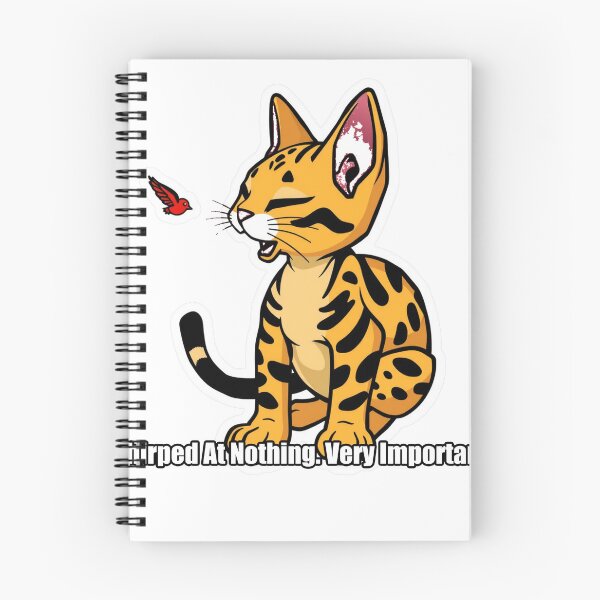 Item preview, Bengal Cat - Chirped At Nothing Very Important - Funny Bengal Cat Gift designed and sold by pawdrops.