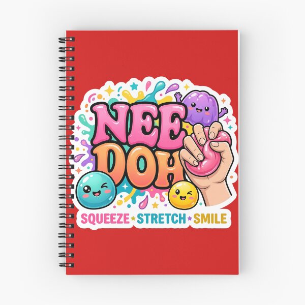 Item preview, Cute Sensory Squishy Kawaii Sticker – Squeeze Stretch Smile | Colorful Fidget Toy Inspired Design designed and sold by Bhaskar Digital Art.