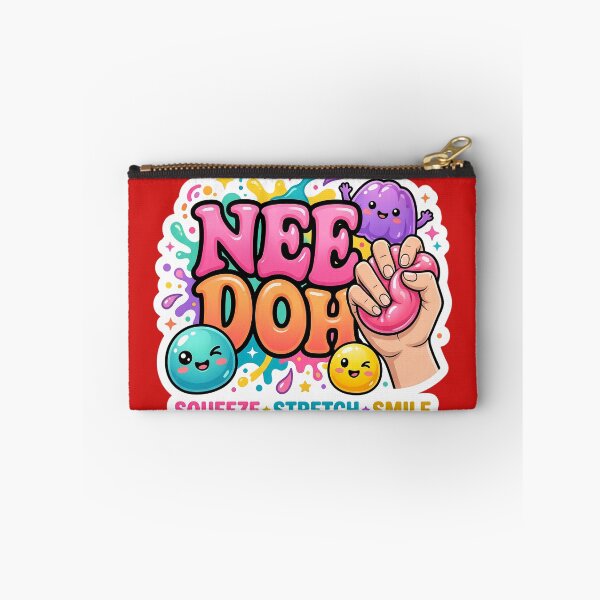 Item preview, Cute Sensory Squishy Kawaii Sticker – Squeeze Stretch Smile | Colorful Fidget Toy Inspired Design designed and sold by Bhaskar Digital Art.