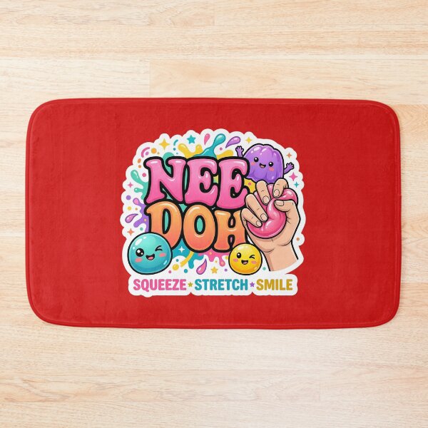 Item preview, Cute Sensory Squishy Kawaii Sticker – Squeeze Stretch Smile | Colorful Fidget Toy Inspired Design designed and sold by Bhaskar Digital Art.