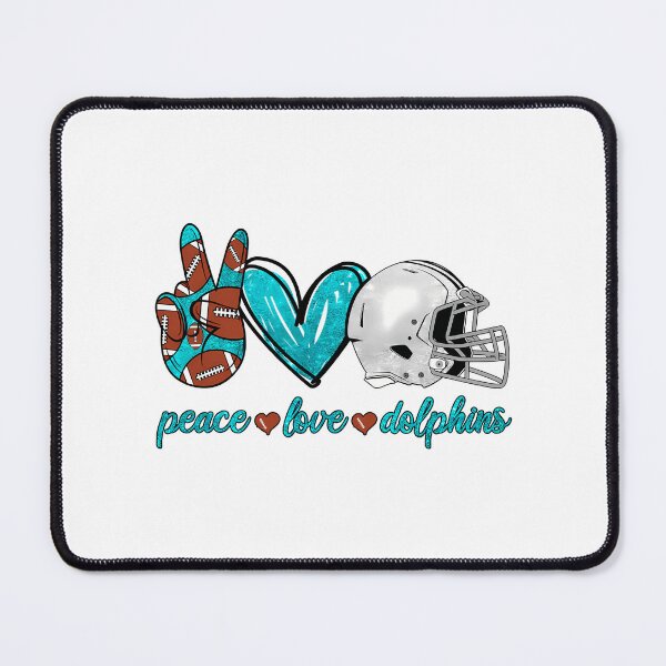 Item preview, Peace Love Dolphins - Football Team designed and sold by zarinaks.