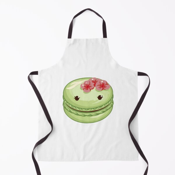 Item preview, Green Matcha Macaron Sticker – Floral French Pastry Dessert Vinyl Decal for Laptop, Water Bottle & Journal designed and sold by Pandey14.