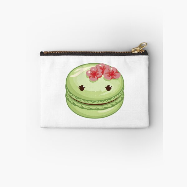 Item preview, Green Matcha Macaron Sticker – Floral French Pastry Dessert Vinyl Decal for Laptop, Water Bottle & Journal designed and sold by Pandey14.