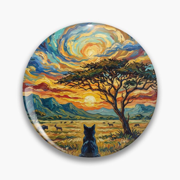 Item preview, Kenya Safari African Wildlife Travel Art designed and sold by dudelinart.