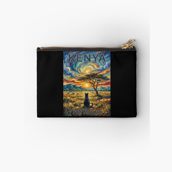 Item preview, Kenya Safari African Wildlife Travel Art designed and sold by dudelinart.