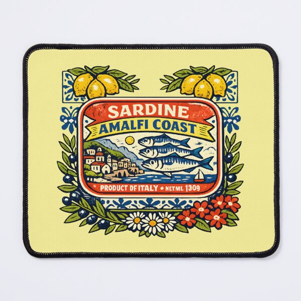 Item preview, Amalfi Coast Sardine Tin Italian Riviera Vintage Souvenir Mediterranean Summer  designed and sold by Artycom.