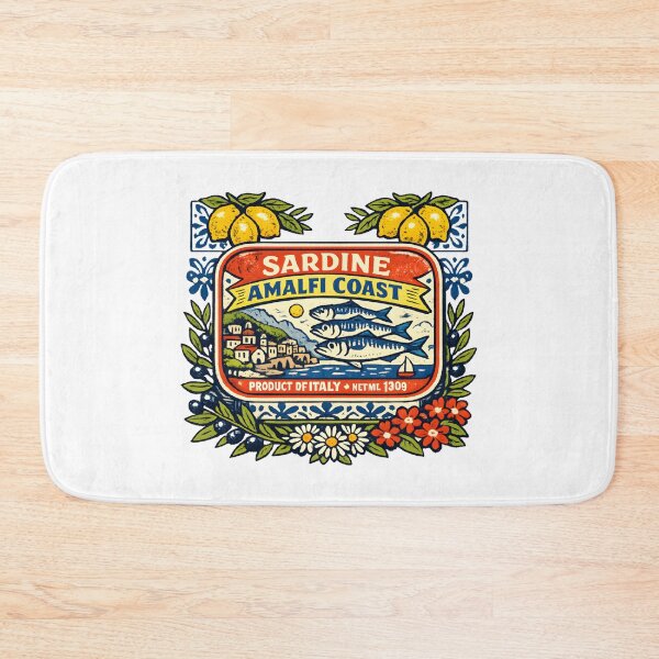 Item preview, Amalfi Coast Sardine Tin Italian Riviera Vintage Souvenir Mediterranean Summer  designed and sold by Artycom.