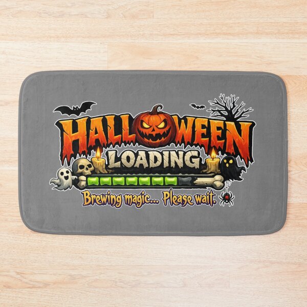 Item preview, Halloween Loading Brewing Magic Funny Spooky Gamer designed and sold by BreezifyDesignStudio.
