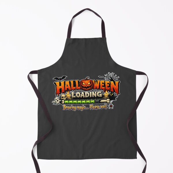 Item preview, Halloween Loading Brewing Magic Funny Spooky Gamer designed and sold by BreezifyDesignStudio.