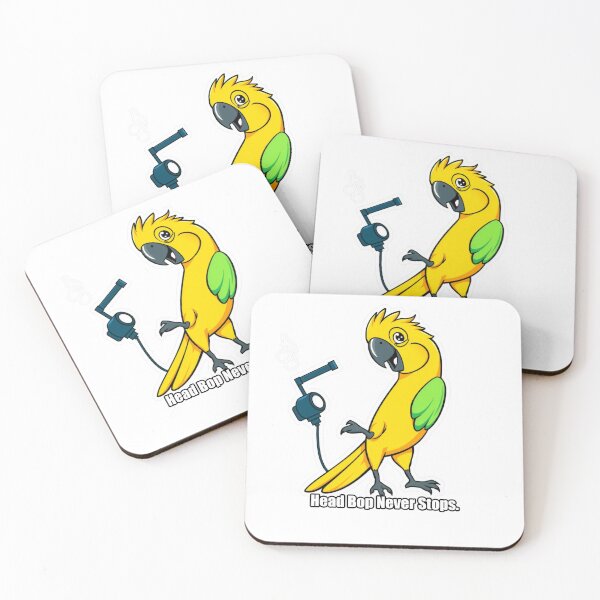 Item preview, Parrot - Head Bop Never Stops - Funny Parrot Gift designed and sold by pawdrops.