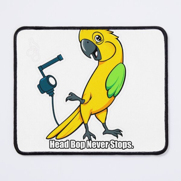 Item preview, Parrot - Head Bop Never Stops - Funny Parrot Gift designed and sold by pawdrops.