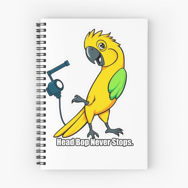Item preview, Parrot - Head Bop Never Stops - Funny Parrot Gift designed and sold by pawdrops.