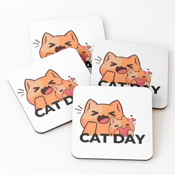 Item preview, Cute Cat Day T-Shirt Design in Canva | Professional T-Shirt Design Tutorial | Canva Mobile designed and sold by Cool Tee World .