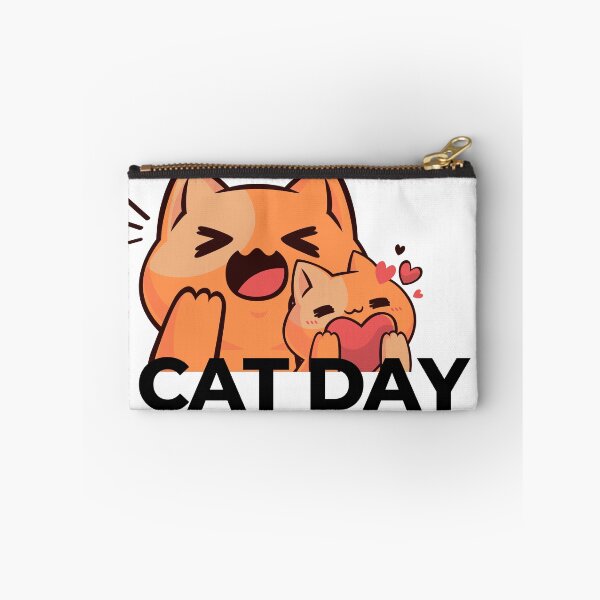 Item preview, Cute Cat Day T-Shirt Design in Canva | Professional T-Shirt Design Tutorial | Canva Mobile designed and sold by Cool Tee World .