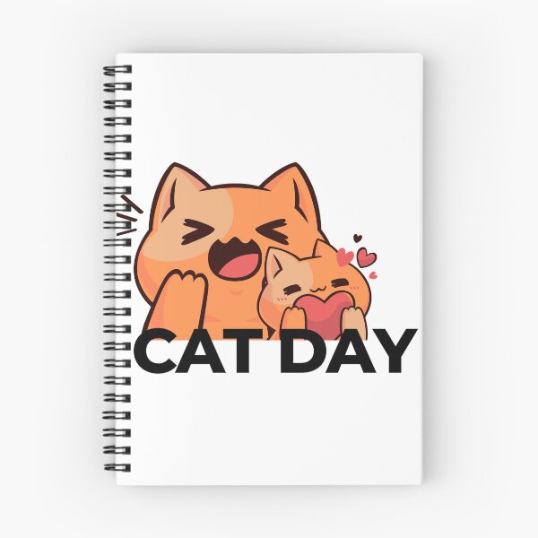 Item preview, Cute Cat Day T-Shirt Design in Canva | Professional T-Shirt Design Tutorial | Canva Mobile designed and sold by Cool Tee World .