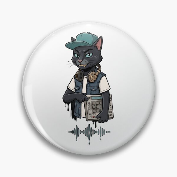 Item preview, Black Cat Music Producer designed and sold by dat-graffiti.