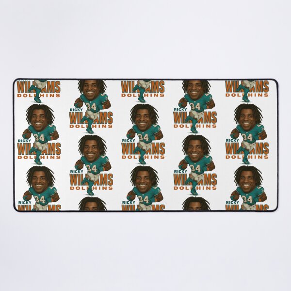 Item preview, Ricky Williams 34 Miami Dolphins Caricature Art  Retro Football Illustration designed and sold by zarinaks.
