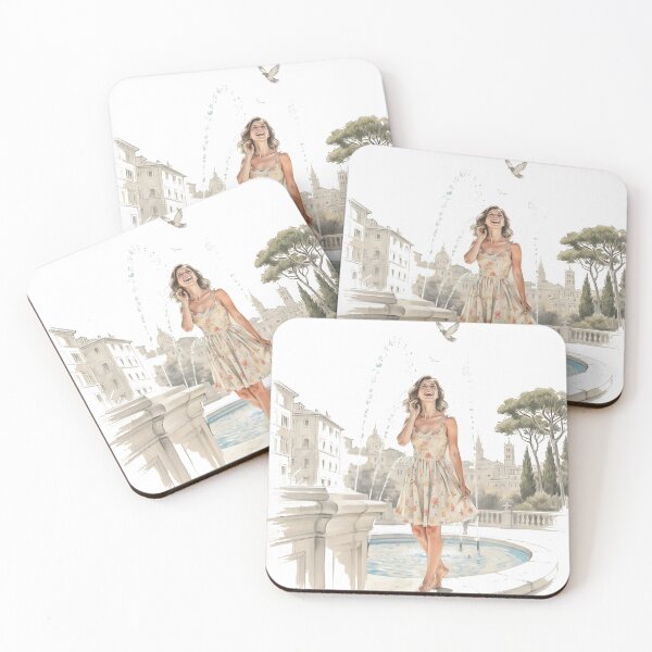 Item preview, Smiling woman in Italy designed and sold by BobaTeeStore.