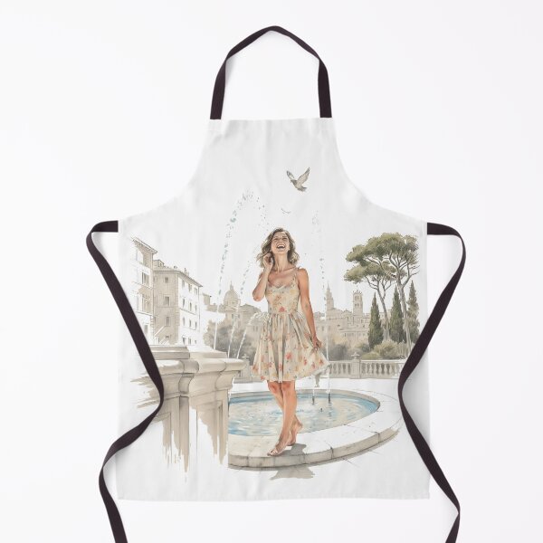 Item preview, Smiling woman in Italy designed and sold by BobaTeeStore.