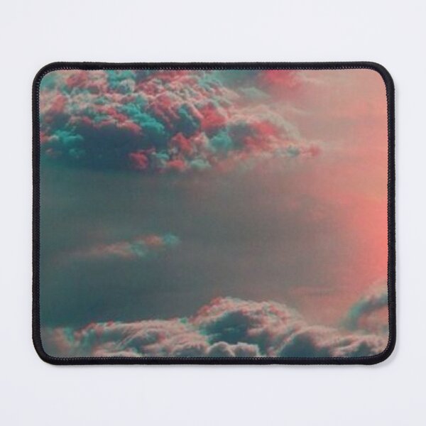 Item preview, Dreamy Pink and Teal Vaporwave Clouds - Aesthetic Lofi Sky designed and sold by LYAN-STORE.