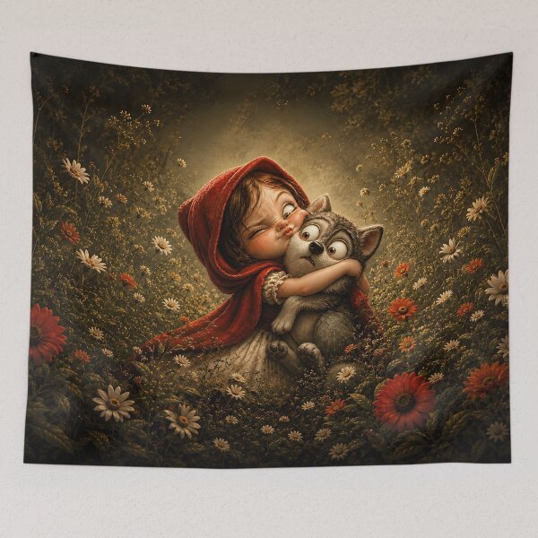 Item preview, red hood and the wolf designed and sold by Erlin Rudho.