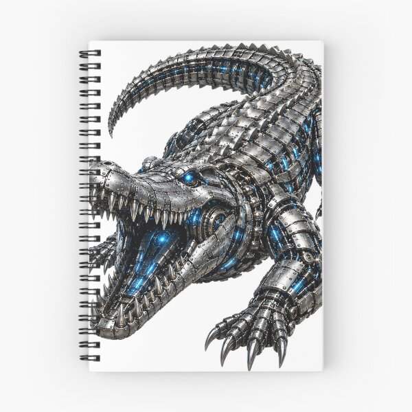 Item preview, Steel Crocodile V5 – Industrial Cyber Crocodile Robot | Mechanical Reptile | Steelcoat Studio designed and sold by SteelCoat Studio.