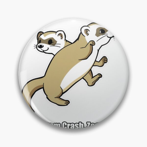 Item preview, Ferret - Zoom Zoom Crash Zoom Again - Funny Ferret Gift designed and sold by pawdrops.