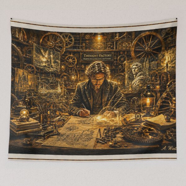 Item preview, Vision of Thought - The Thought Factory designed and sold by alexanderVision.