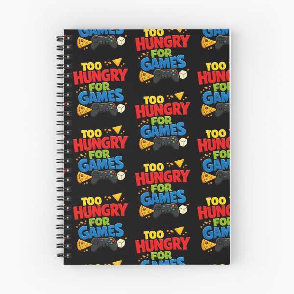 Item preview, Too Hungry For Games Funny Gamer Shirt Gaming Snack Lover Design designed and sold by TeeTimeTreasure.