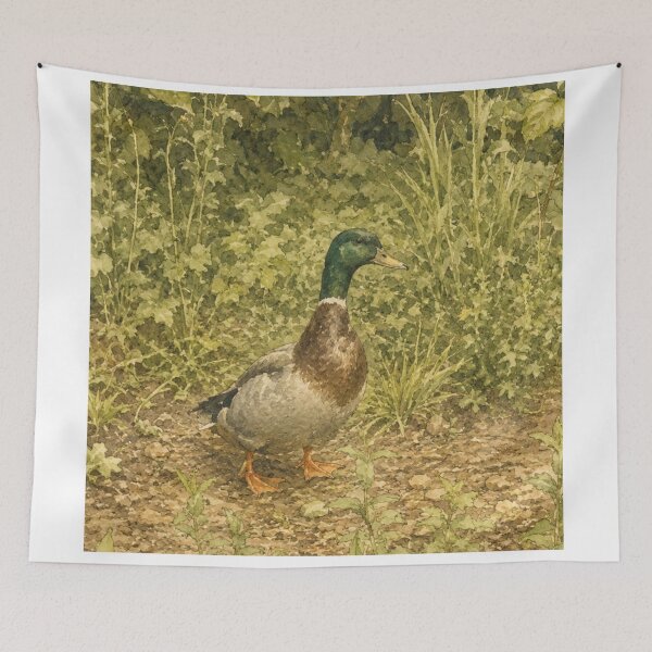 Item preview, Peaceful Mallard Duck designed and sold by ForestOwl.