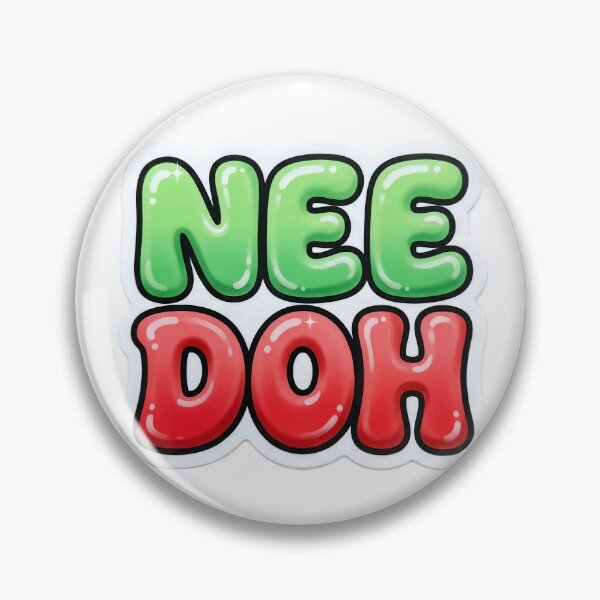 Item preview, Nee Doh Inspired Bubble Letter Sticker | Cute Glossy Typography | Kawaii Squishy Aesthetic designed and sold by Bhaskar Digital Art.