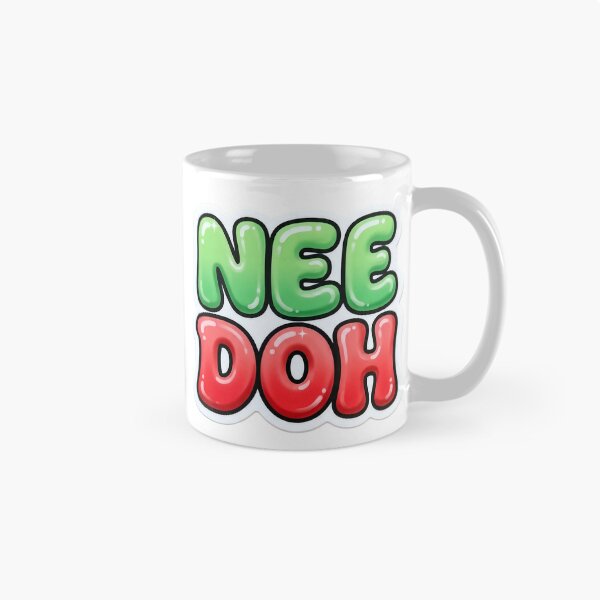 Artikelvorschau, Nee-Doh-inspirierter Bubble-Letter-Sticker | Niedliche, glänzende Typografie | Kawaii-Squishy-Ästhetik entworfen und verkauft von Bhaskar Digital Art.