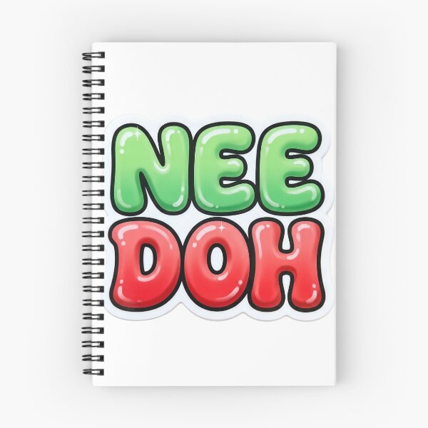 Item preview, Nee Doh Inspired Bubble Letter Sticker | Cute Glossy Typography | Kawaii Squishy Aesthetic designed and sold by Bhaskar Digital Art.