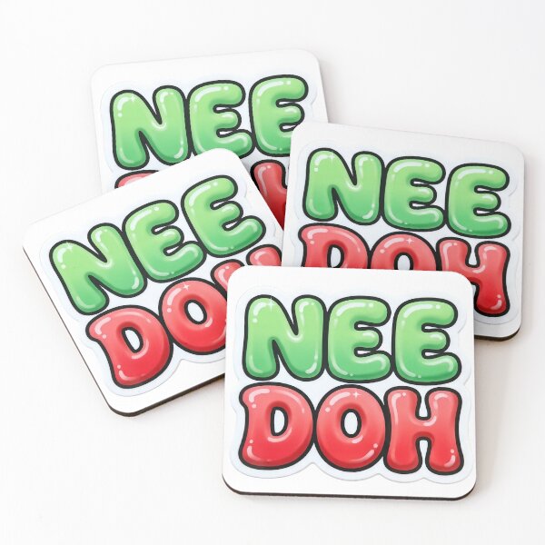 Item preview, Nee Doh Inspired Bubble Letter Sticker | Cute Glossy Typography | Kawaii Squishy Aesthetic designed and sold by Bhaskar Digital Art.