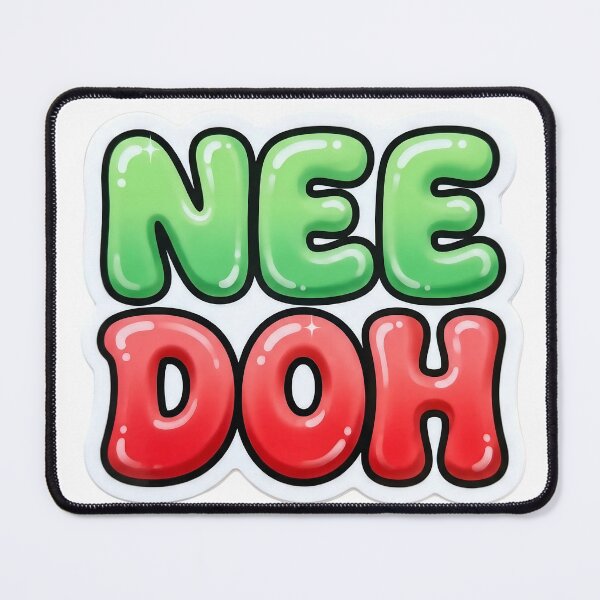 Item preview, Nee Doh Inspired Bubble Letter Sticker | Cute Glossy Typography | Kawaii Squishy Aesthetic designed and sold by Bhaskar Digital Art.