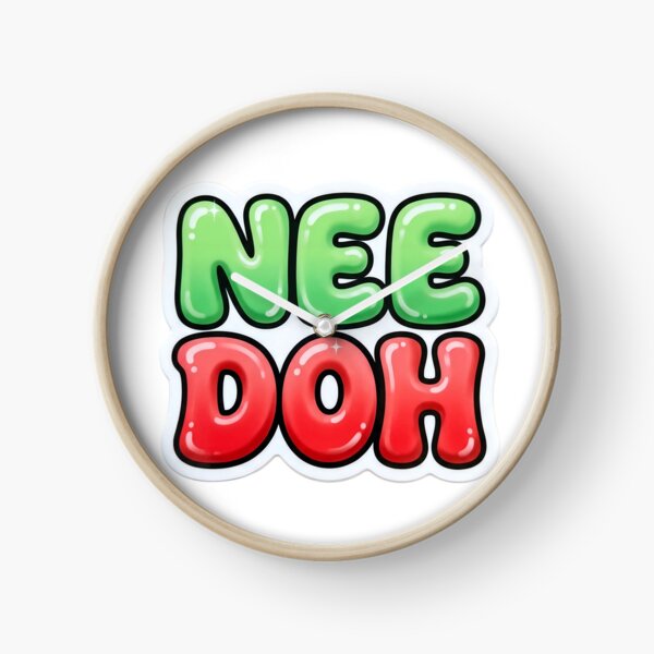 Item preview, Nee Doh Inspired Bubble Letter Sticker | Cute Glossy Typography | Kawaii Squishy Aesthetic designed and sold by Bhaskar Digital Art.