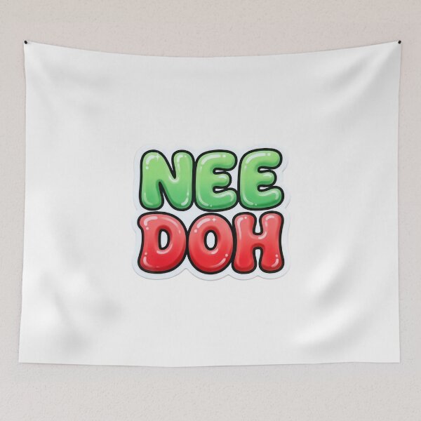 Item preview, Nee Doh Inspired Bubble Letter Sticker | Cute Glossy Typography | Kawaii Squishy Aesthetic designed and sold by Bhaskar Digital Art.