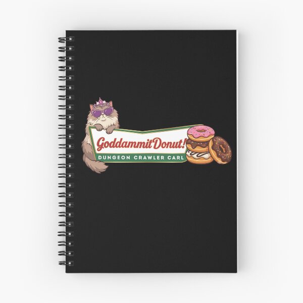 Item preview, Goddamnit Donut Retro Logo Parody Dungeon Crawler Carl designed and sold by Devilians92.