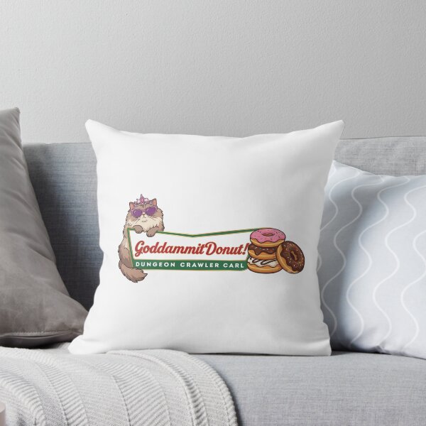 Item preview, Goddamnit Donut Retro Logo Parody Dungeon Crawler Carl designed and sold by Devilians92.