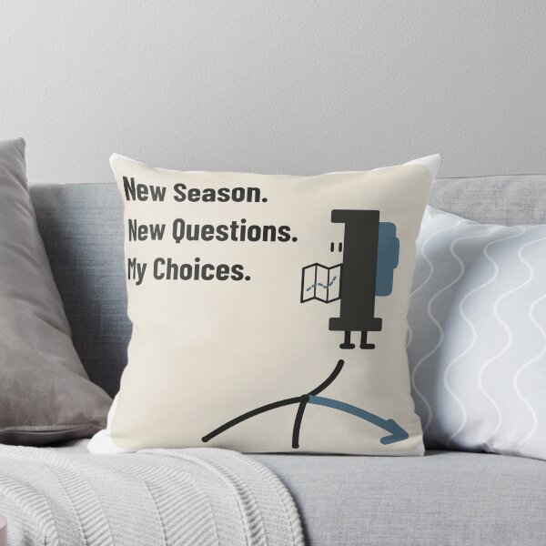 Item preview, New Season, New Questions, My Choices | Margin Character Art designed and sold by Unhurried Turn Studio.