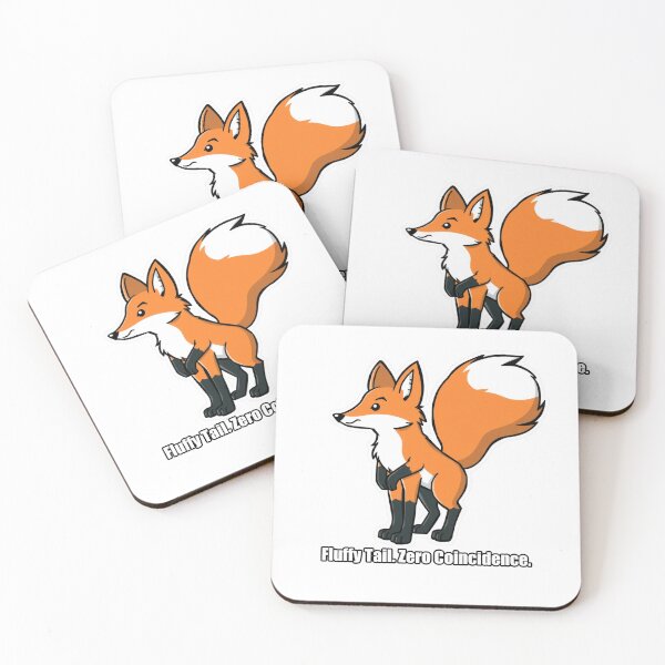 Item preview, Fox - Fluffy Tail Zero Coincidence - Funny Fox Gift designed and sold by pawdrops.