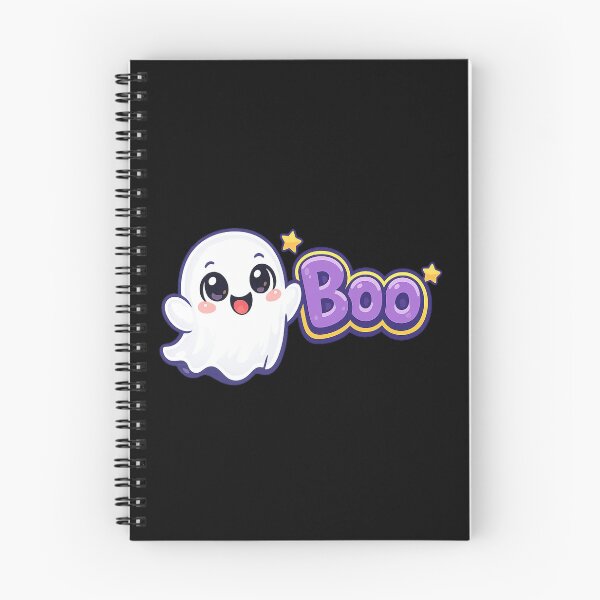 Item preview, Cute Boo Ghost Kawaii Halloween Illustration designed and sold by myforestfog.