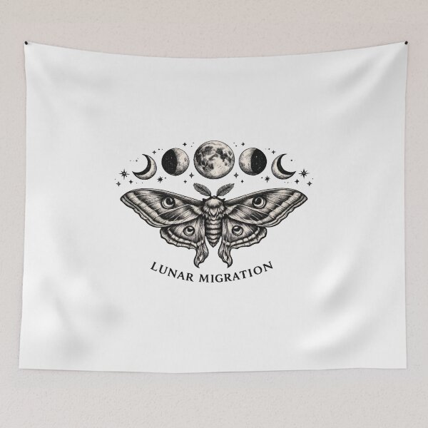 Item preview, Lunar Migration Moth designed and sold by TheRealTaria.
