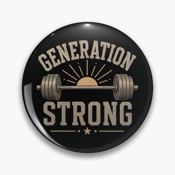 Item preview, Generation Strong Weightlifting Gym Fitness Motivation Design designed and sold by HumbleAthlete.
