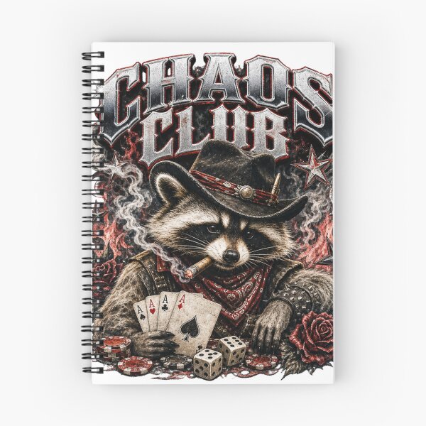 Item preview, Chaos Club Raccoon Shirt, Funny Cowboy Trash Panda T-Shirt, Western Graphic Tee, Outlaw Streetwear, Poker Casino Animal Gift designed and sold by QuirkyCloud Designs.