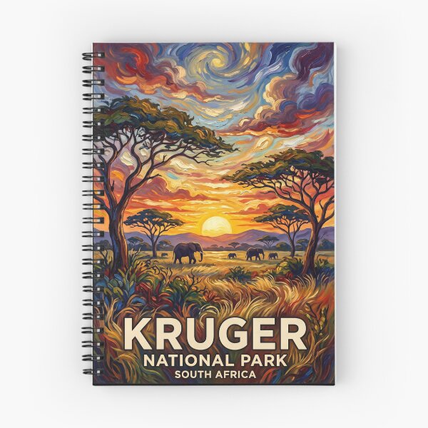 Item preview, Kruger National Park Safari Wildlife Travel Poster designed and sold by dudelinart.