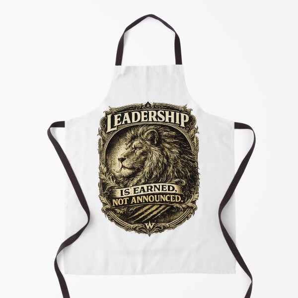 Item preview, Leadership Is Earned Not Announced Crest designed and sold by Presshue.