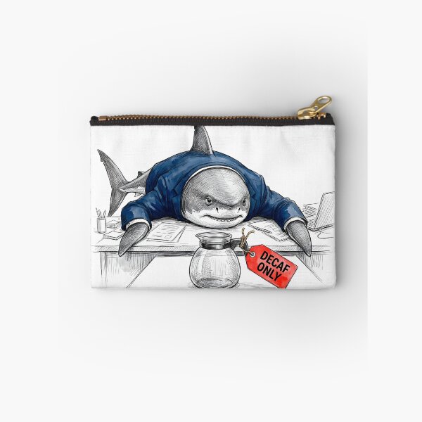 Item preview, Decaf Only Tired Office Shark - Funny Corporate Humor designed and sold by SoulPT.