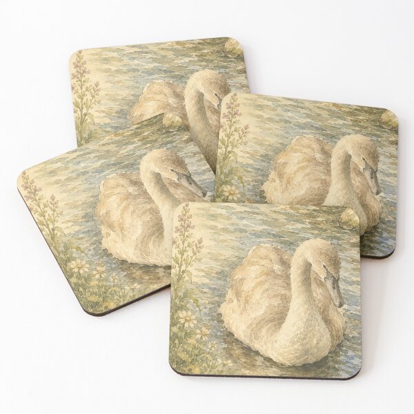 Item preview, Peaceful Young Swan designed and sold by Forest Owl.