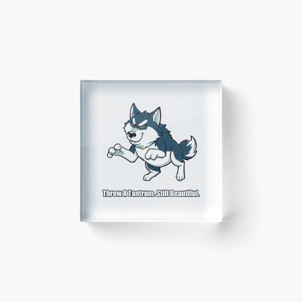 Item preview, Husky - Threw A Tantrum Still Beautiful - Funny Husky Gift designed and sold by pawdrops.